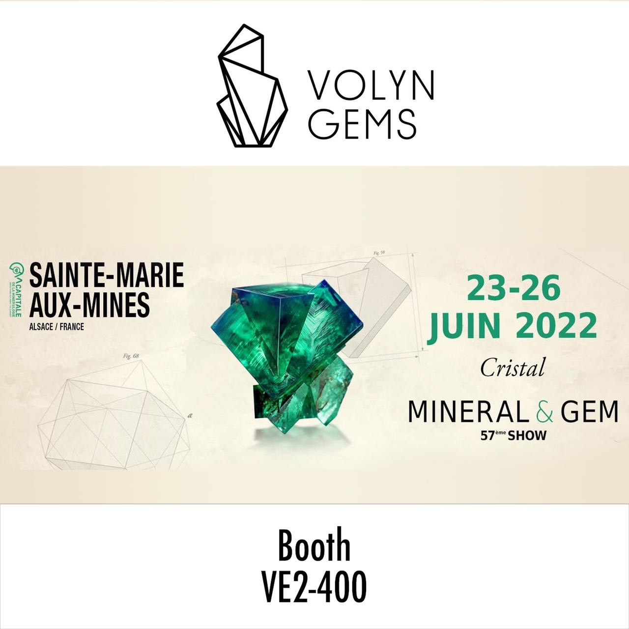 The company Volyn Gems will take part in the international mineralogical exhibition Sainte-Marie-aux-Mines, France.