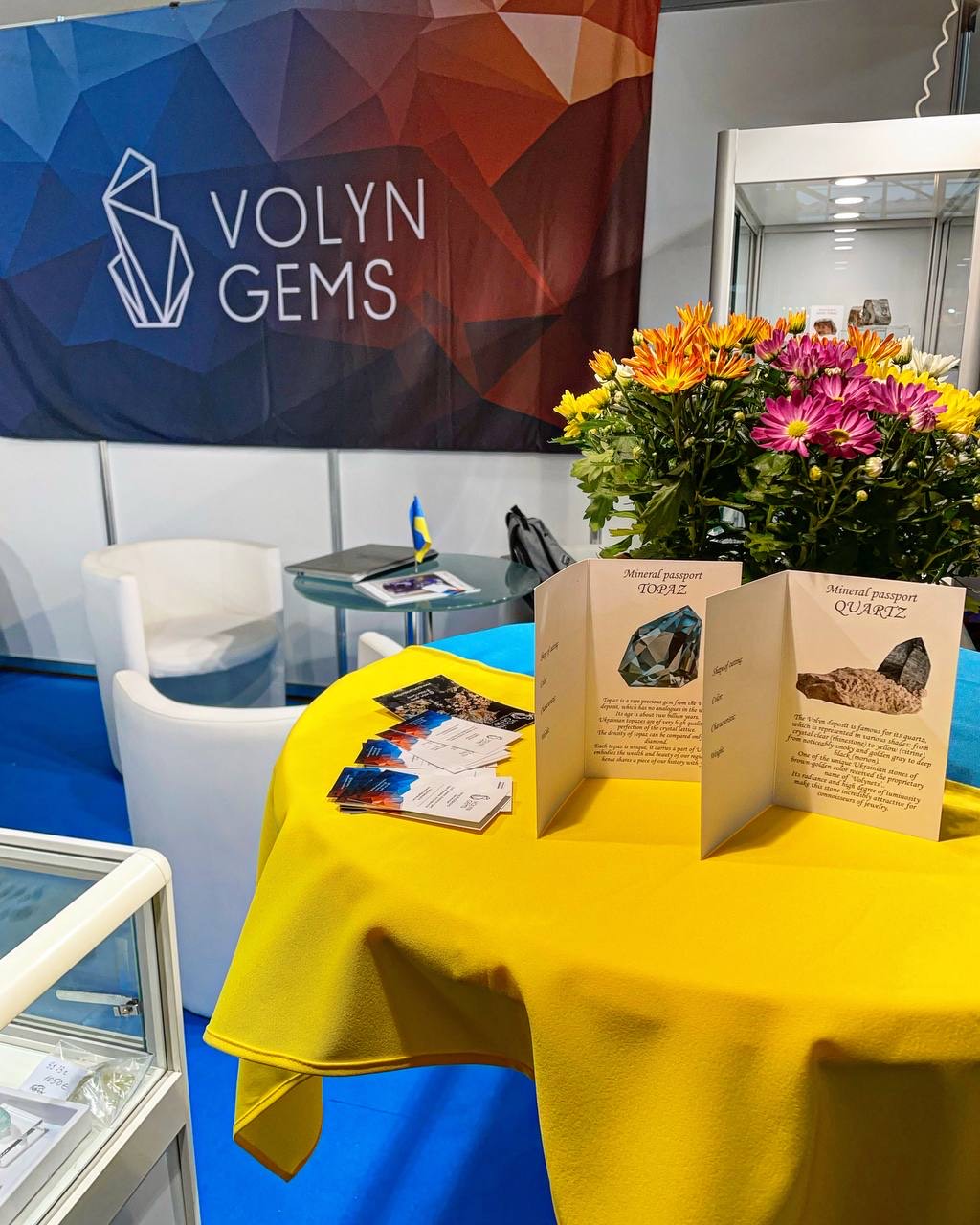 The company Volyn Gems  participated in the International mineralogical exhibition Munich Show, Munich, Germany.